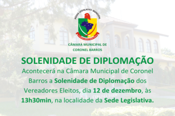 Solenidade de Diplomação