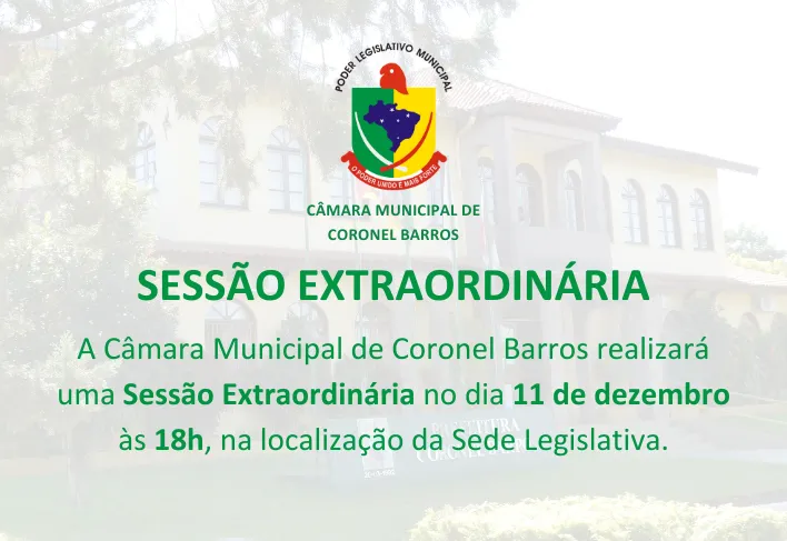 Sessão Extraordinária